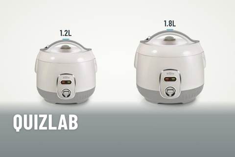 Nồi cơm cơ 1.2L hay 1.8L? 8 câu trắc nghiệm chọn đúng nồi cho nhà bạn