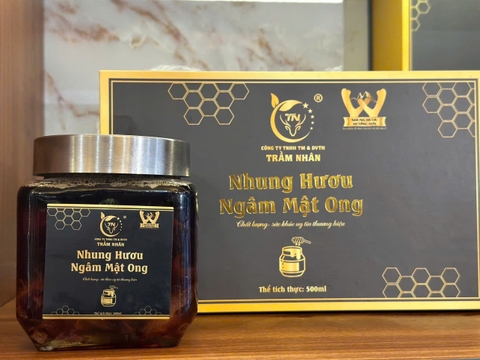 NHUNG HƯƠU NGÂM MẬT ONG THỂ TÍCH 500ML
