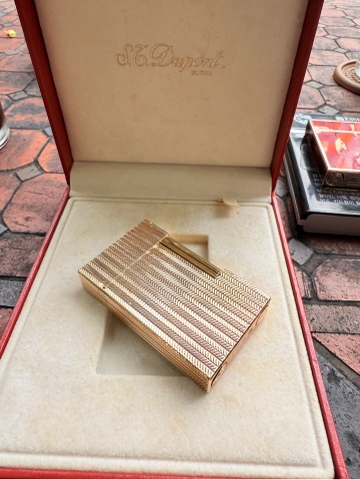 St dupont l2 phom cao bọc vàng vân bông lủa