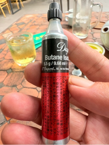 Bình ga dupont chính hãng mini hàng mới chưa qua sử dụng