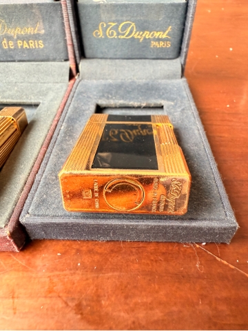 St dupont l1 một bộ phom cao và thấp men đen