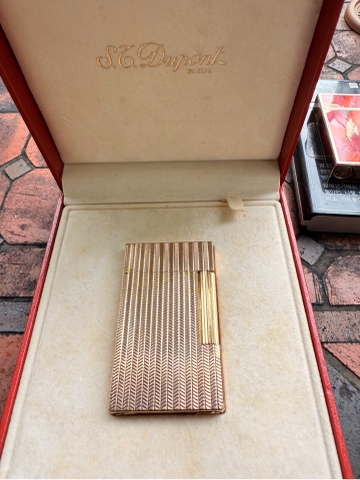 St dupont l2 phom cao bọc vàng vân bông lủa