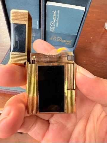 St dupont l1 một bộ phom cao và thấp men đen