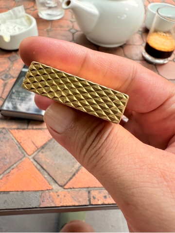 St dupont l2 phom cao bọc vàng vân đẹp
