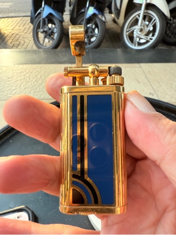 Dunhill đầu búa men xanh rất hiếm