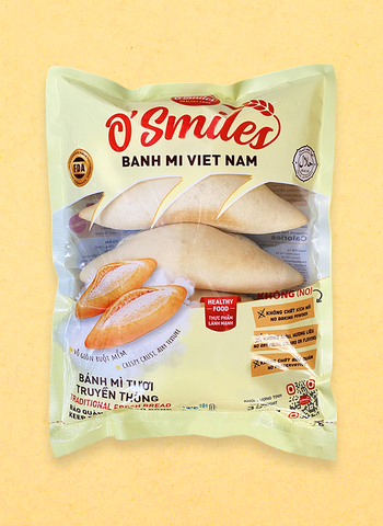 Bánh Mì Tươi Truyền Thống O'Smiles 350g (70g x 5 ổ)