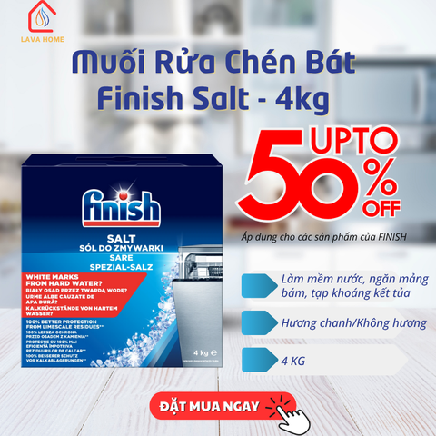 Muối rửa chén bát Finish 4Kg