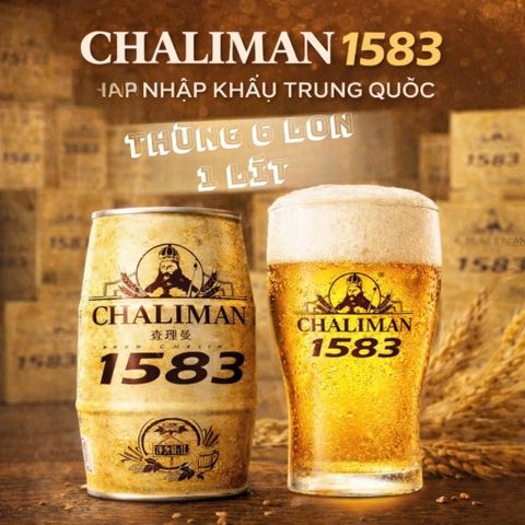 Bia Diwangyuan 1583 Thủ Công Keng 1L - Thùng 6 Keng