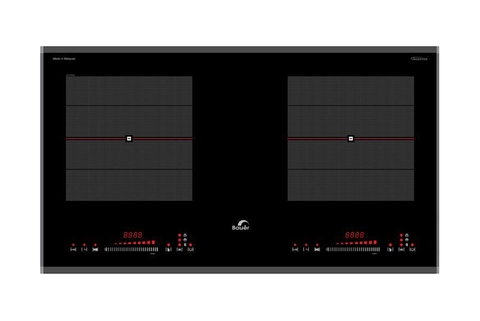 Bếp từ đôi Bauer BE-358SA + Tặng hút mùi + tặng bộ nồi