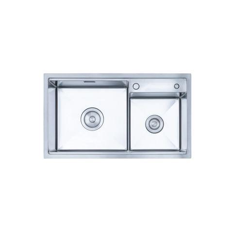 CHẬU RỬA BÁT 2 HỐ NOBINOX LUMIA NJ507D