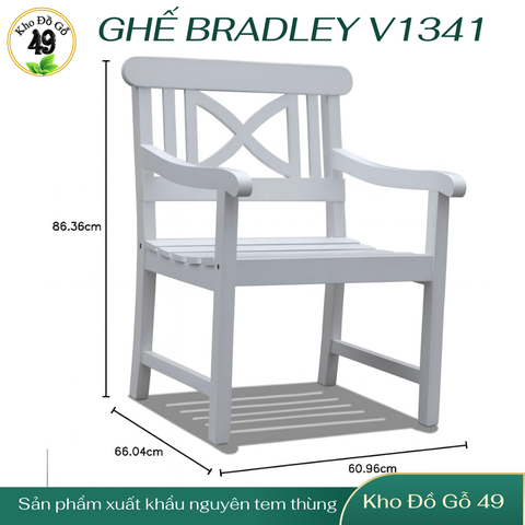 GHẾ ĂN BRADLEY V1341 – GỖ TRÀM SƠN TRẮNG CAO CẤP | HÀNG XUẤT KHẨU – ViFAH | KHO ĐỒ GỖ 49