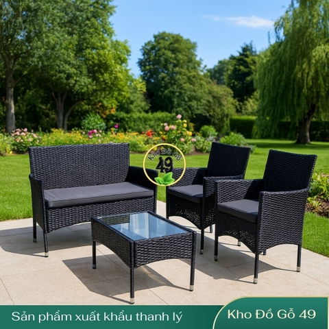 Bộ Sofa Sân Vườn Giả Mây - Patio Sofa Hàng Xuất Châu Âu