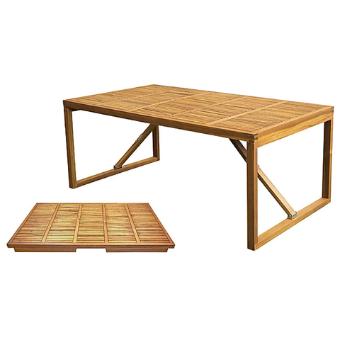 BÀN GỖ SÂN VƯỜN GẤP GỌN STOCKHOLM 11004 180CM – GỖ ACACIA FSC CAO CẤP