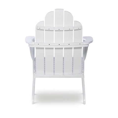 Ghế Adirondack - Silla gỗ tràm sơn trắng - ghế gỗ thư giãn sân vườn, ban công, hồ bơi