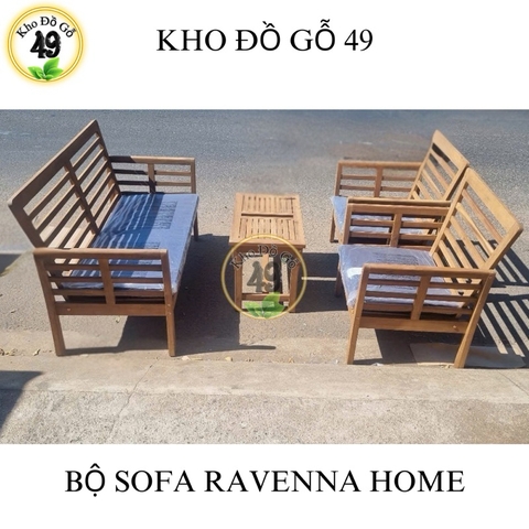Bộ Sofa Ravenna Vàng/[BỘ BÀN GHẾ NGOÀI TRỜI GỖ TỰ NHIÊN – PHÂN PHỐI CHÍNH HÃNG BỞI KHO ĐỒ GỖ 49]