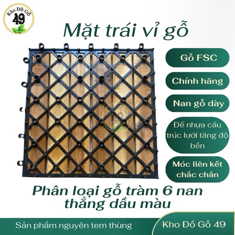 VỈ GỖ LÓT SÀN BAN CÔNG/SÂN VƯỜN – GỖ TỰ NHIÊN XUẤT ÂU, CHẤT LƯỢNG CAO