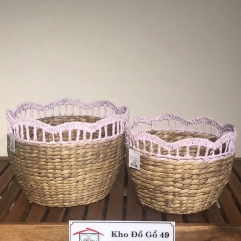 SỌT LỤC BÌNH SÒ ĐIỆP VIỀN MÀU PASTEL – HÀNG XUẤT ÂU