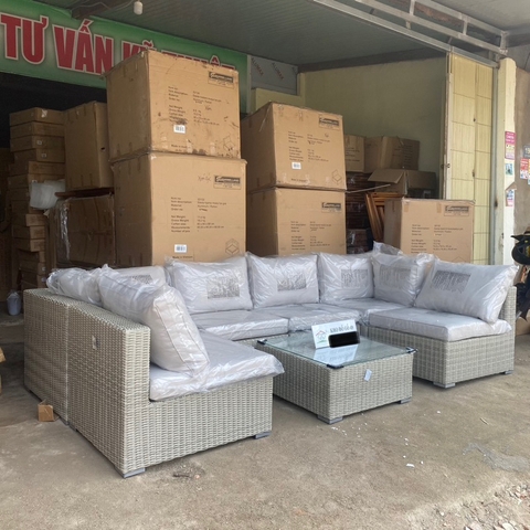 Bộ sofa Siesta Modul sân vườn, ngoài trời khung nhôm cao cấp- Patio Sofa