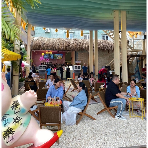 Ghế gỗ ngoài trời, phù hợp quán cafe, ban công căn hộ, sân vườn