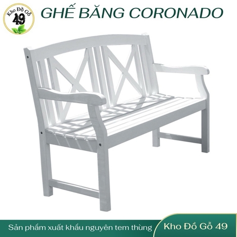 Ghế băng gỗ ngoài trời Vifah Coronado 2 chỗ