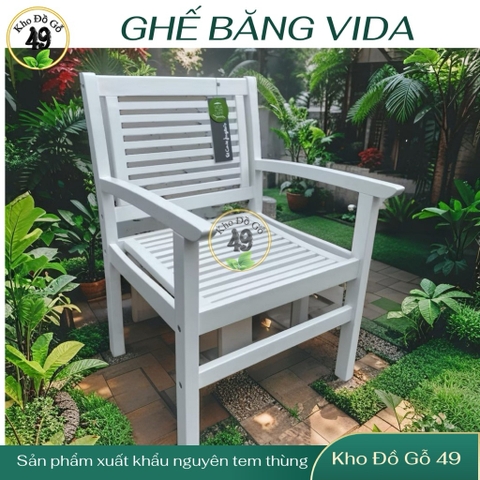 Bàn Ghế Ăn Gỗ Tràm Sơn Trắng – Thương Hiệu VIFAH