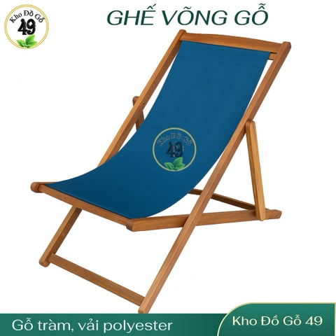 Ghế võng gỗ– Ghế tắm nắng – Ghế sân vườn gỗ tràm tự nhiên