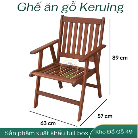 GHẾ ĂN GỖ DẦU TỰ NHIÊN TRONG NHÀ & NGOÀI TRỜI