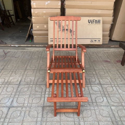 Ghế deck V156 thư giãn tắm nắng Gỗ Bạch Đàn Ngoài Trời Cao Cấp – Chuẩn Xuất Khẩu | Bền Đẹp – Chịu Lực Tốt – Chống Nước