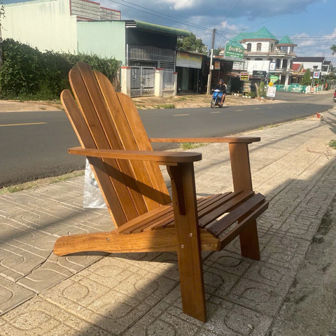 GHẾ ADIRONDACK MIMOSA GỖ EUCALYPTUS NGOÀI TRỜI – THƯ GIÃN SANG TRỌNG CHO SÂN VƯỜN, HỒ BƠI, BAN CÔNG