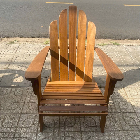 GHẾ ADIRONDACK MIMOSA GỖ EUCALYPTUS NGOÀI TRỜI – THƯ GIÃN SANG TRỌNG CHO SÂN VƯỜN, HỒ BƠI, BAN CÔNG