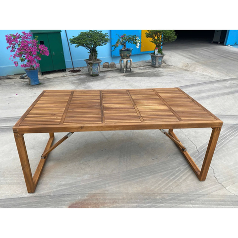 BÀN GỖ SÂN VƯỜN GẤP GỌN STOCKHOLM 11004 180CM – GỖ ACACIA FSC CAO CẤP