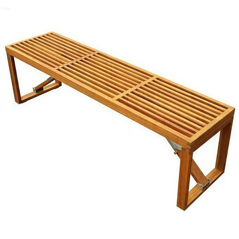GHẾ BĂNG SÂN VƯỜN STOCKHOLM – MÃ 671455 Gấp gọn tiện lợi – Gỗ tràm FSC bền đẹp – Phù hợp sân vườn, ban công, hồ bơi