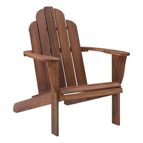 Ghế Adirondack - Silla gỗ tràm sơn đỏ - ghế gỗ thư giãn sân vườn, ban công, hồ bơi