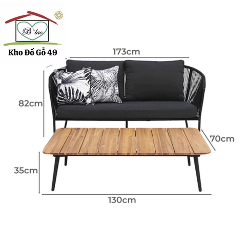 Bộ  sofa Carina dùng được cả trong nhà và ngoài trời - Carina Patio Sofa