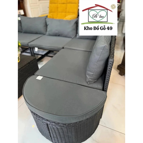 Sofa ngoài trời hàng xuất châu âu - Patio sofa giá web 1500€