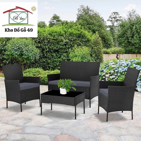 Bộ Sofa Sân Vườn Giả Mây - Patio Sofa Hàng Xuất Châu Âu