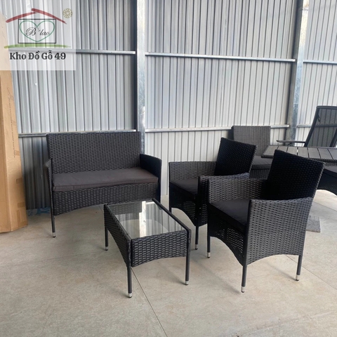 Bộ Sofa Sân Vườn Giả Mây - Patio Sofa Hàng Xuất Châu Âu