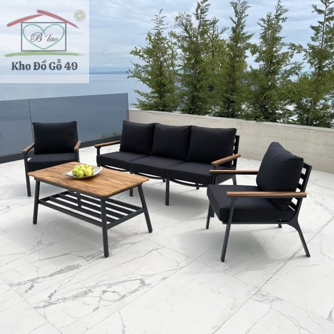 Bộ Sofa Zurich 4 Món bằng nhôm cao cấp – Thiết Kế Đẳng Cấp, Giá Xả Kho Cực Sốc