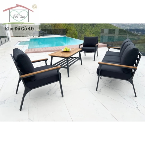 Bộ Sofa Zurich 4 Món bằng nhôm cao cấp – Thiết Kế Đẳng Cấp, Giá Xả Kho Cực Sốc