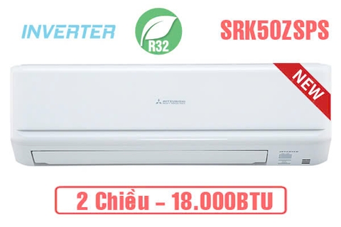 Điều hòa Mitsubishi Heavy 2 chiều Inverter 18000BTU SRK/SRC50ZSPS-W5