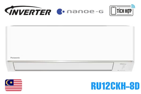 Điều hòa Panasonic 1 chiều  Inverter 12000BTU RU12CKH-8D
