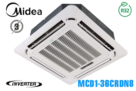 Điều hoà âm trần Midea 36.000 BTU 1 chiều inverter điện 3 Pha MCD1-36CRDN8