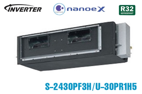 Điều hoà âm trần nối ống gió Panasonic  30.000 BTU 1 chiều thường điện 1 Pha S-2430PF3H/U-30PR1H5