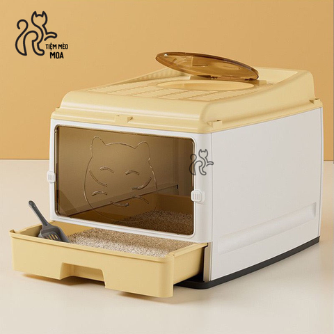 Nhà vệ sinh kín cho mèo - Phụ kiện cho mèo - Tiệm Mèo Moa