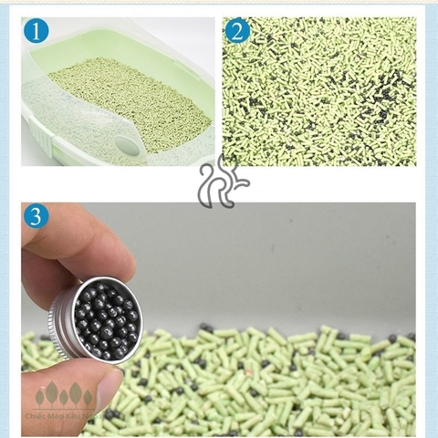 Hạt khử mùi cát vệ sinh mèo - 5 mùi - Tiệm Mèo Moa