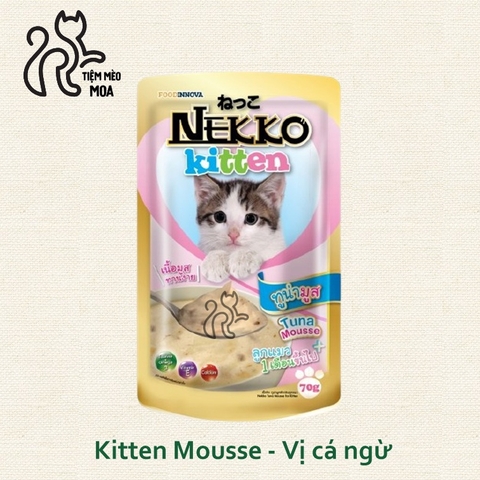 [VỊ MỚI] Pate thức ăn cho mèo - Pate Nekko Kitten 70gram - Tiệm Mèo Moa
