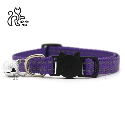 Vòng cổ phản quang cho mèo - Tiệm Mèo Moa