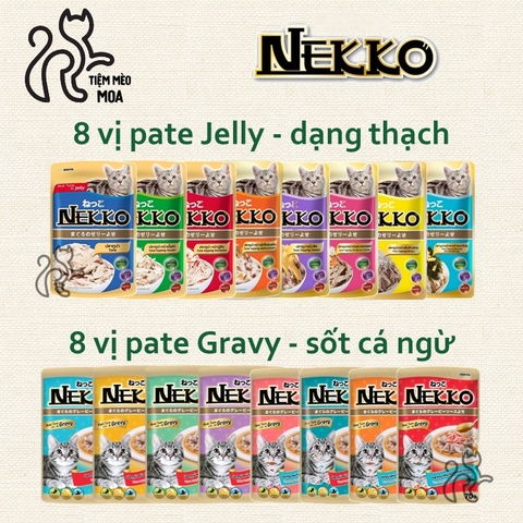 [ĐỦ VỊ] Pate Nekko cho mèo trưởng thành 70gram - Thức ăn cho mèo - Tiệm Mèo Moa
