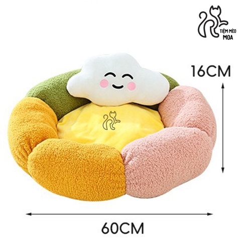 🐾 Ổ nằm thú cưng hình mây - Tiệm Mèo Moa