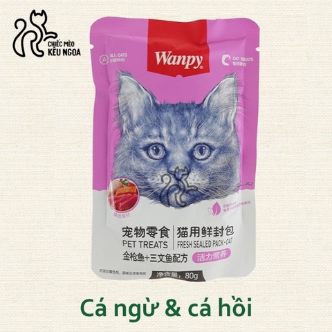 Pate Wanpy đủ vị 80 gram - Pate cho mèo - Tiệm Mèo Moa